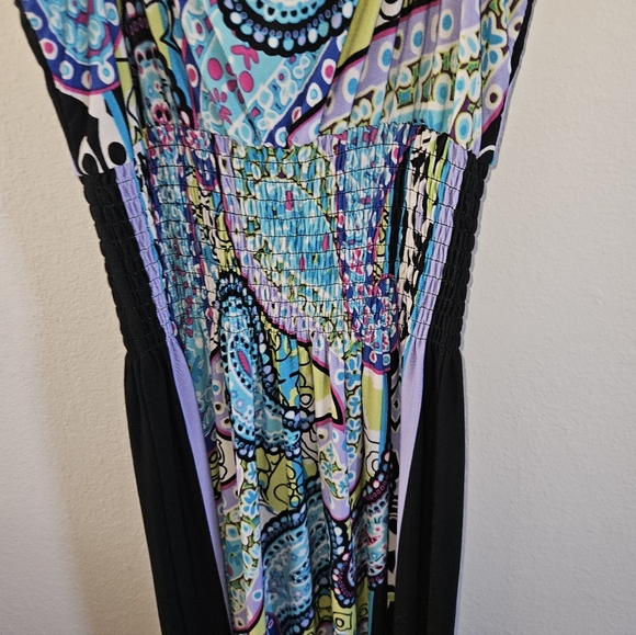 Snap Womans Spaghetti Strap Maxi Dress Size L - Picture 10 of 11